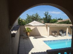 Ferienhaus Provence Eine schöne Ecke beim Pool
