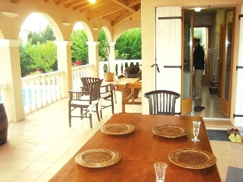 Terrasse Ferienhaus Provence